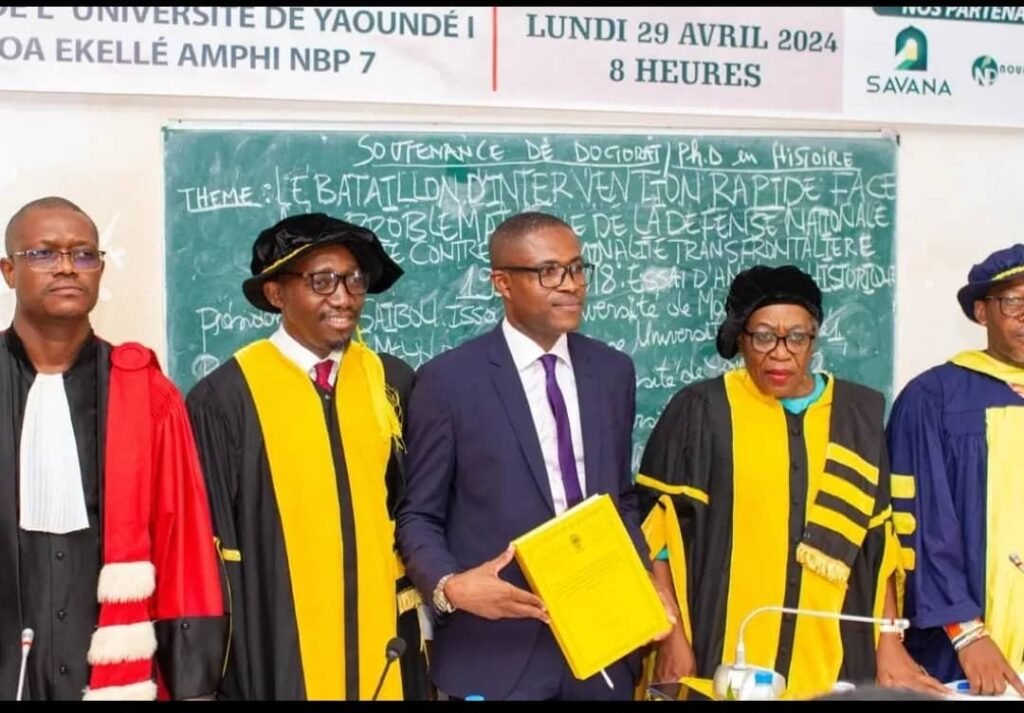 Cameroun-Université de Yaoundé 1 : Le lieutenant-colonel du BIR, Onambele Mendouga Guy Hervé soutient avec brio sa thèse de doctorat en Histoire