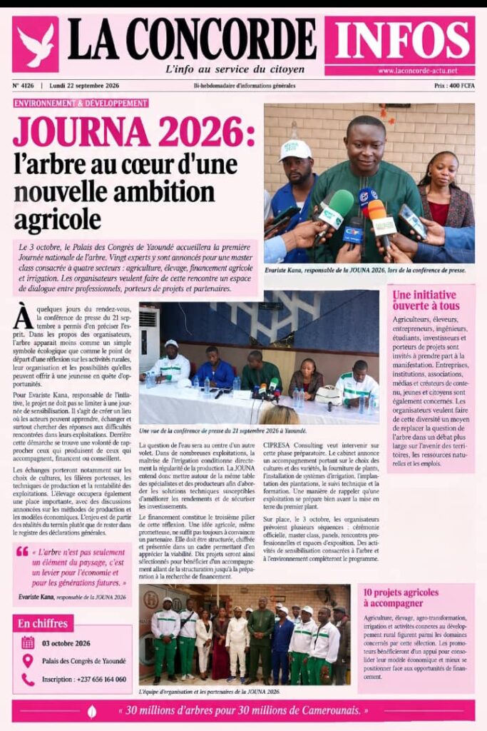 JOUNA 2026 : l’arbre au cœur d’une nouvelle ambition agricole